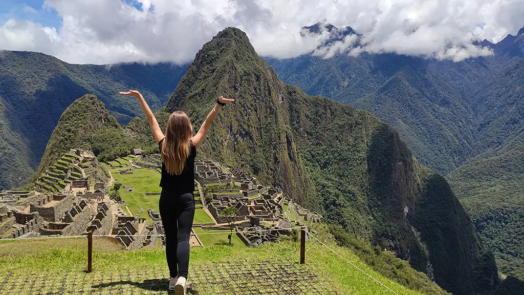 Explanada de Machu picchu