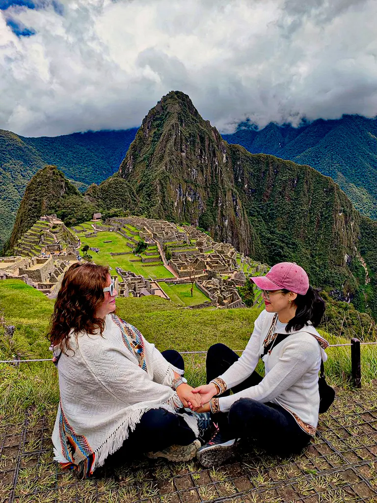 Explanada hermosa Huayna Picchu