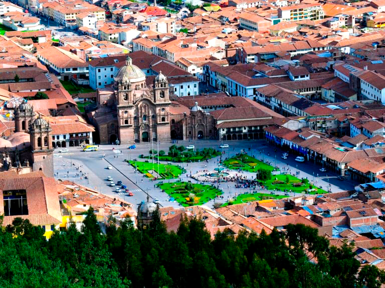 Vista de Plaza de Armas del Cusco