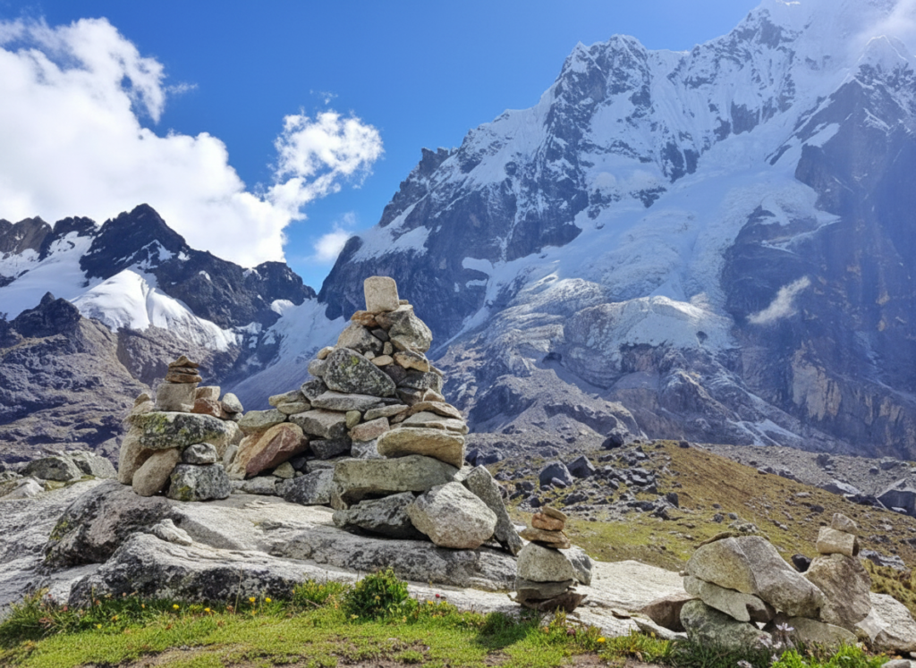 Andean Apachetas: Origin, and Sacred rituals Apacheta