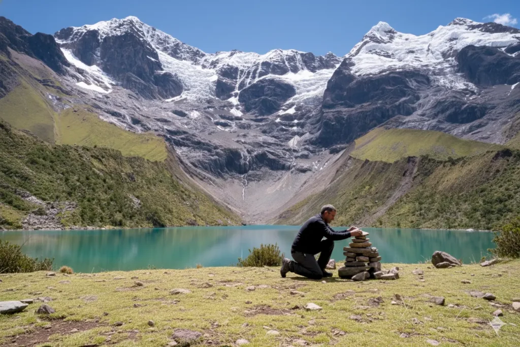 Laguna Humantay Apachetas