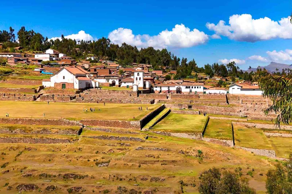 Chinchero: Land of the Rainbow, cradle of Inca terracing and impressive textile art Chinchero-Urubamba- Cusco-Life Expeditions